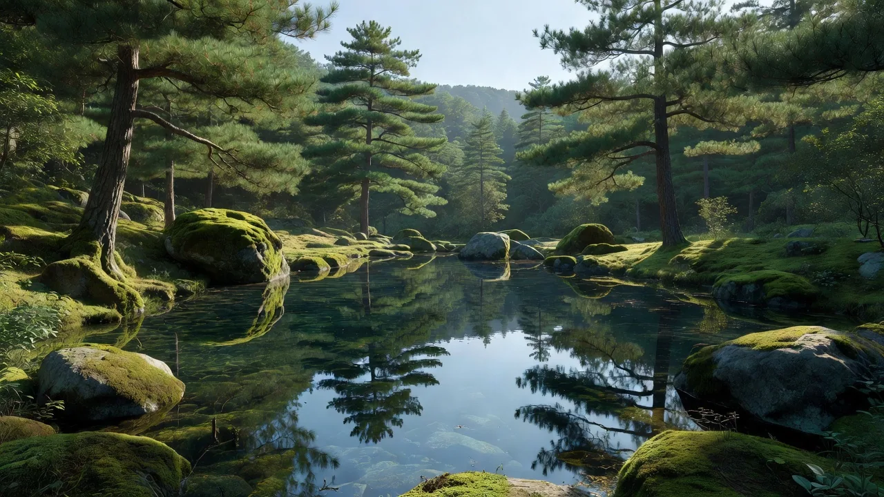 山の池