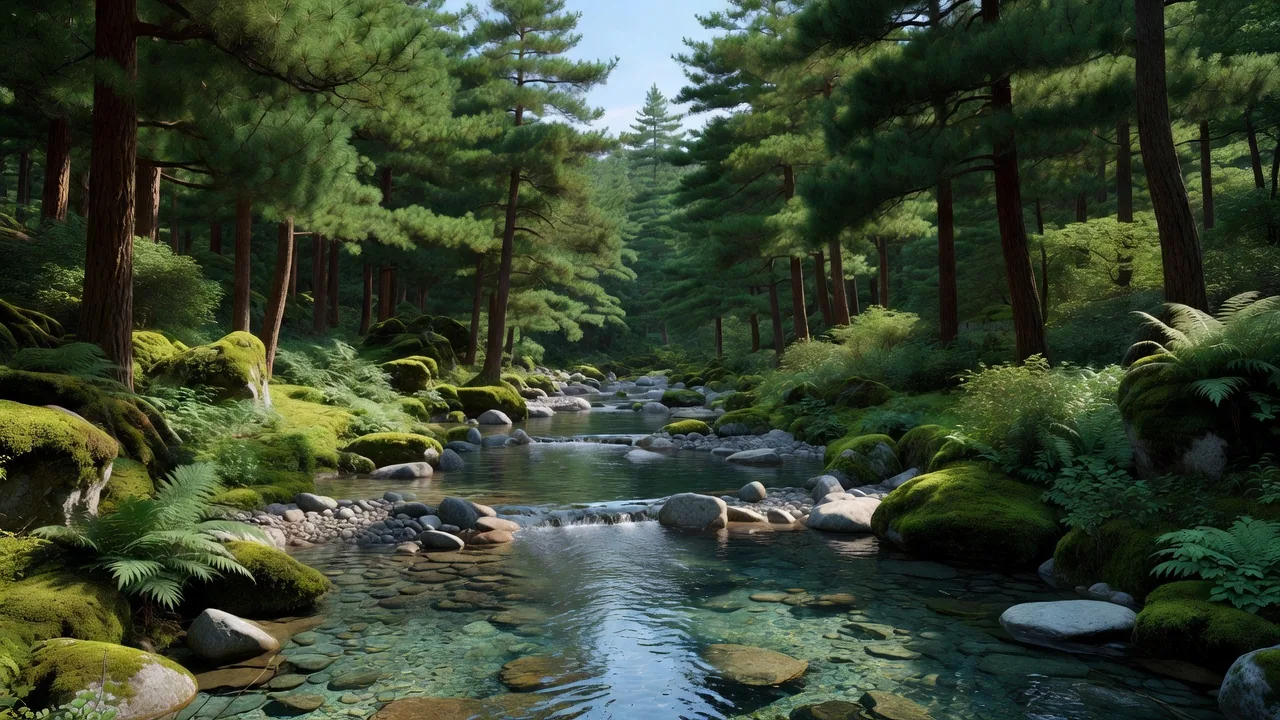 静寂の渓流